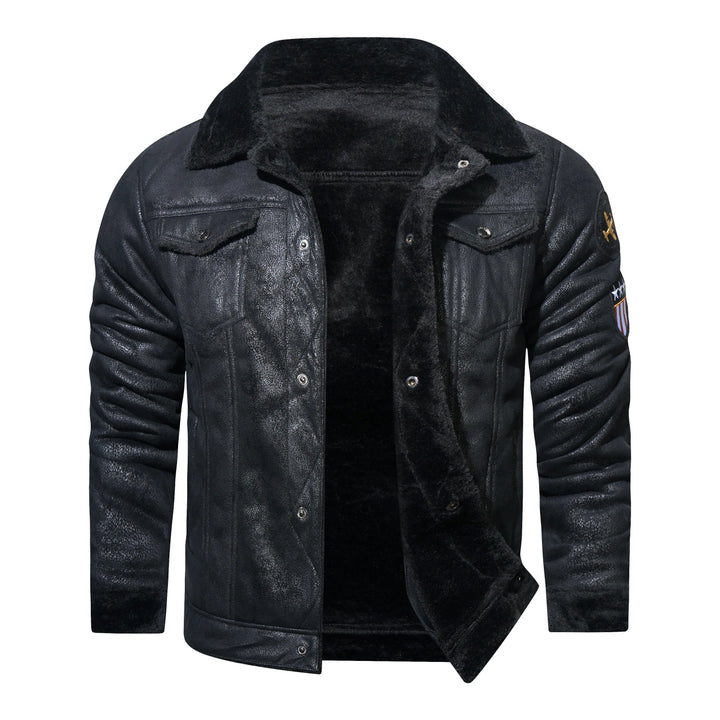 W&W Mode | Leder Pilotenjacke mit Weicher Fütterung Marinus
