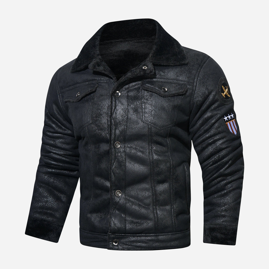 WW | Leder Pilotenjacke mit Weicher Fütterung Marinus