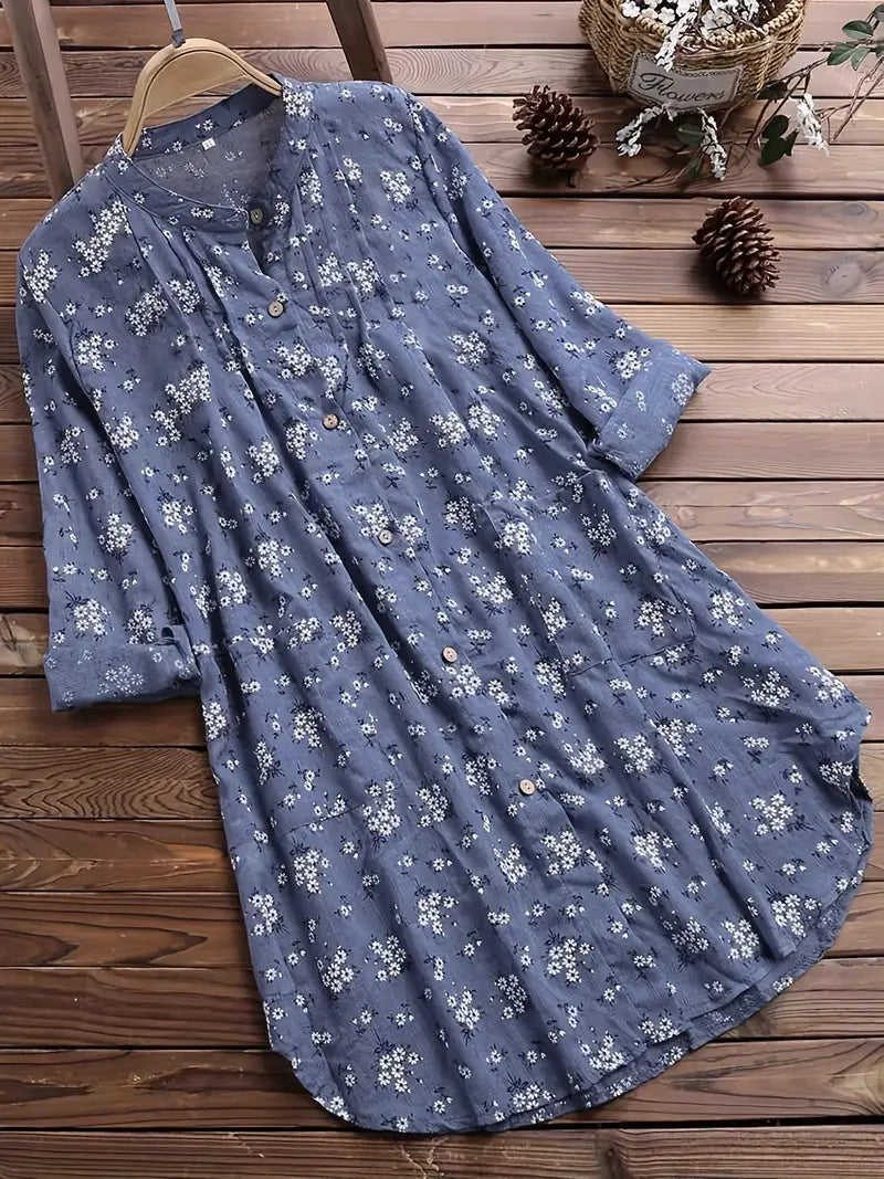 WW | Blumige Bluse mit romantischem Design
