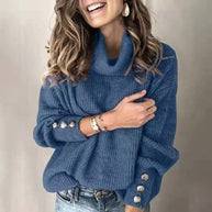 WW | Oversized Warme Damen Rollkragenpullover