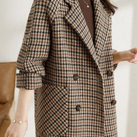 WW | Karierter Blazer Für Damen