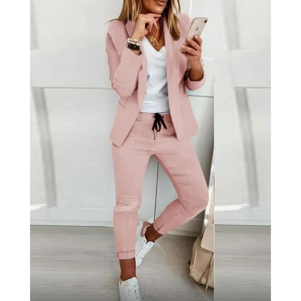 WW | Stilvolles Damen Blazer und Hosen Set