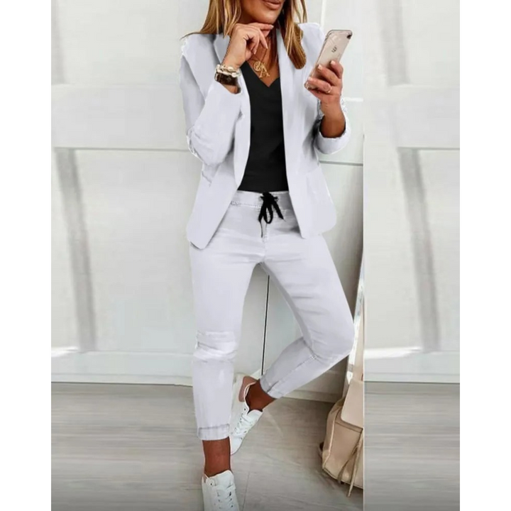 W&W Mode | Stilvolles Damen Blazer und Hosen Set