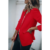 WW | Einreihiger Blazer Mit Klassischem Revers Für Frauen