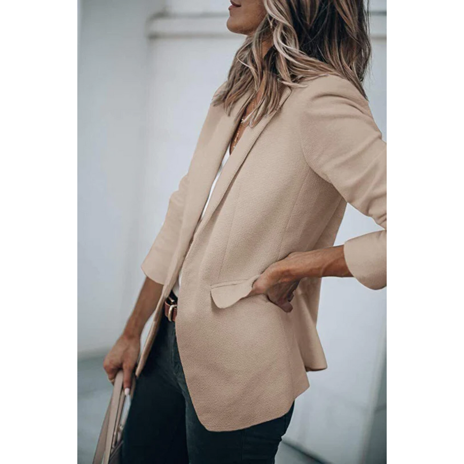 WW | Einreihiger Blazer Mit Klassischem Revers Für Frauen
