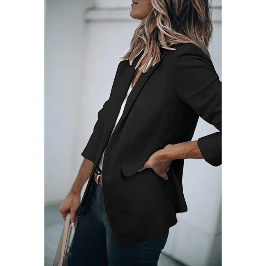 WW | Einreihiger Blazer Mit Klassischem Revers Für Frauen