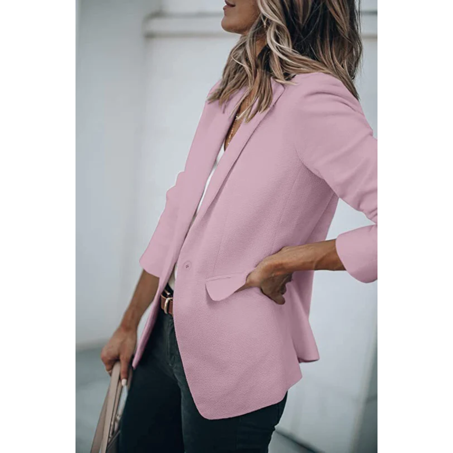 WW | Einreihiger Blazer Mit Klassischem Revers Für Frauen