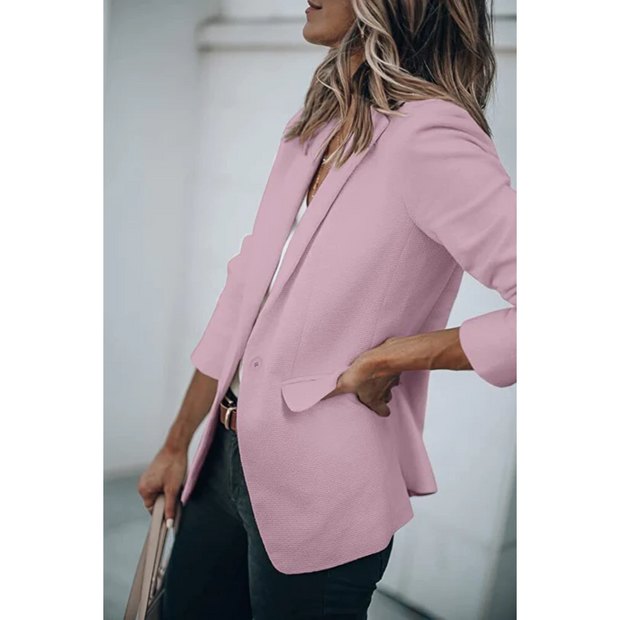 WW | Einreihiger Blazer Mit Klassischem Revers Für Frauen