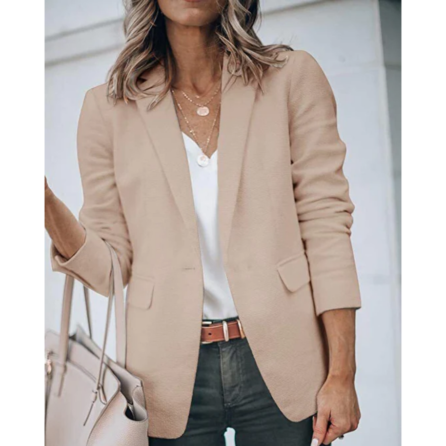 WW | Einreihiger Blazer Mit Klassischem Revers Für Frauen