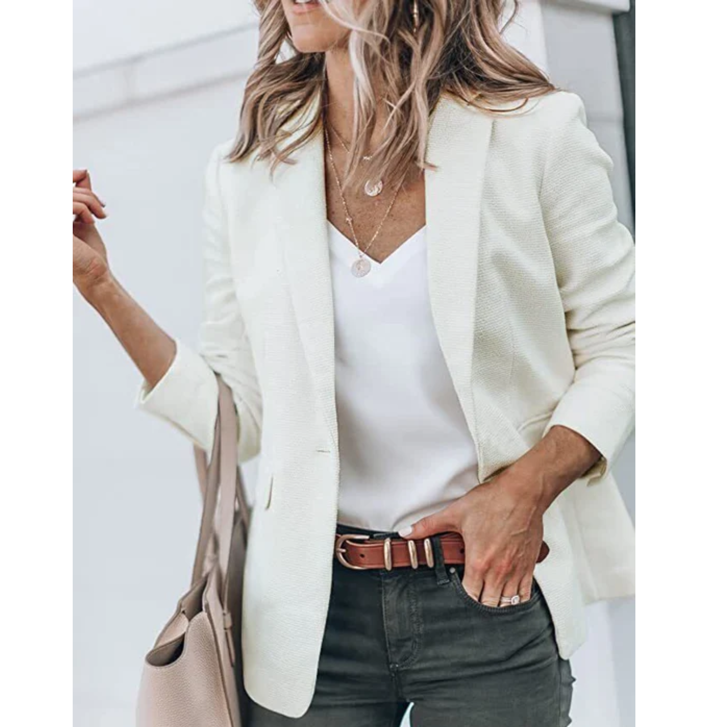 WW | Einreihiger Blazer Mit Klassischem Revers Für Frauen