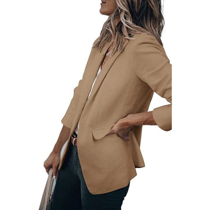 W&W Mode | Einreihiger Blazer Mit Klassischem Revers Für Frauen