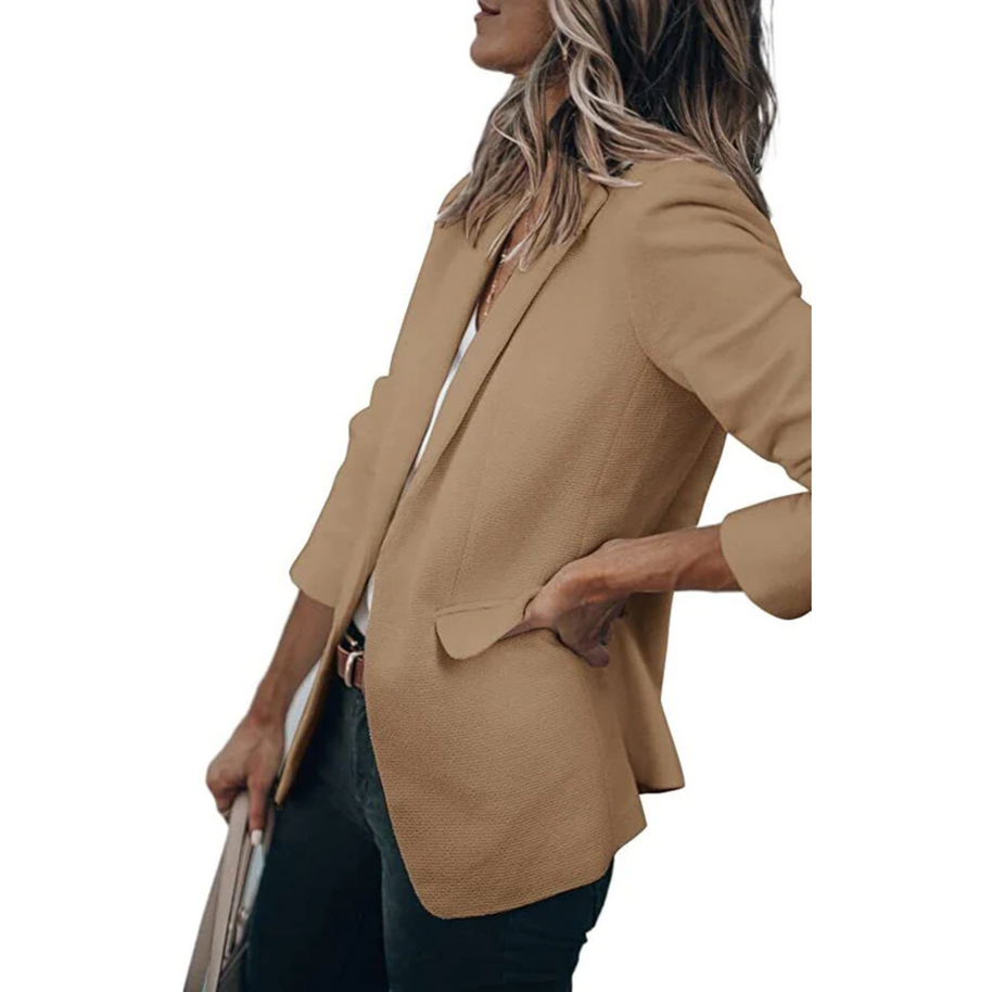 WW | Einreihiger Blazer Mit Klassischem Revers Für Frauen