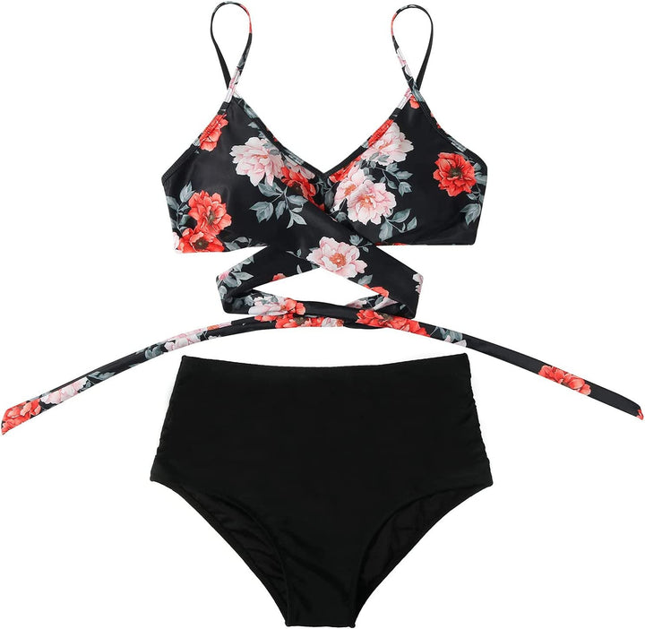 W&W Mode | Buntes High-Waist-Biki für Damen