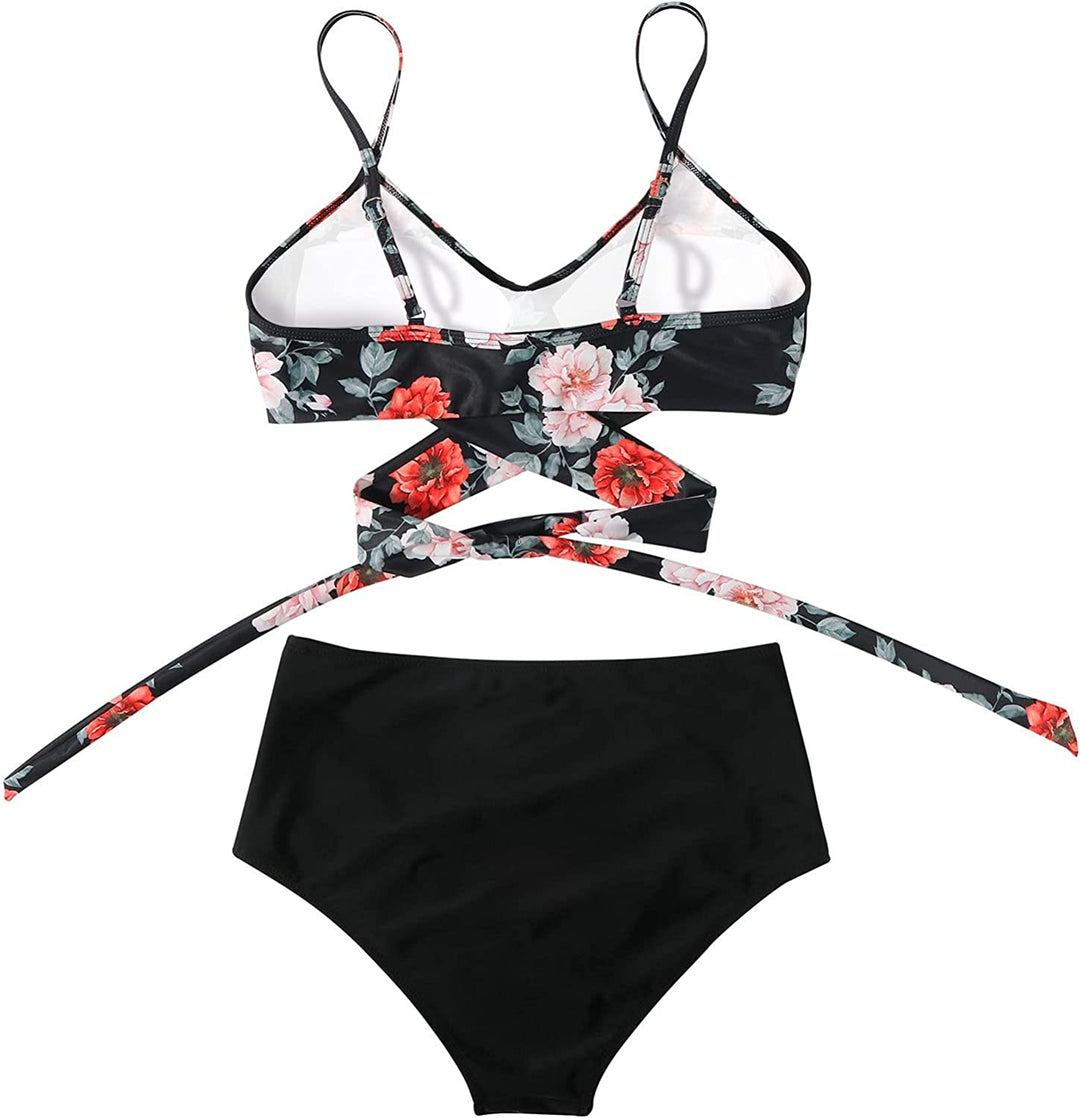 W&W Mode | Buntes High-Waist-Biki für Damen
