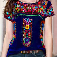 WW | Ethisches T-Shirt mit Blumenmuster