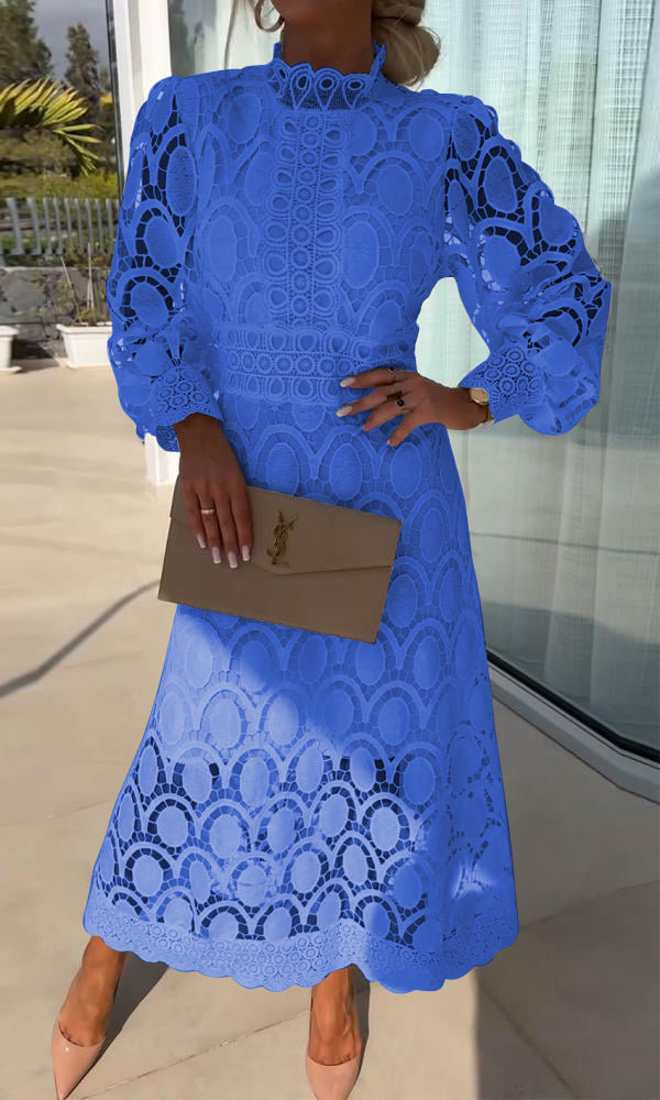 W&W Mode | Damen Spitze Freizeitkleid
