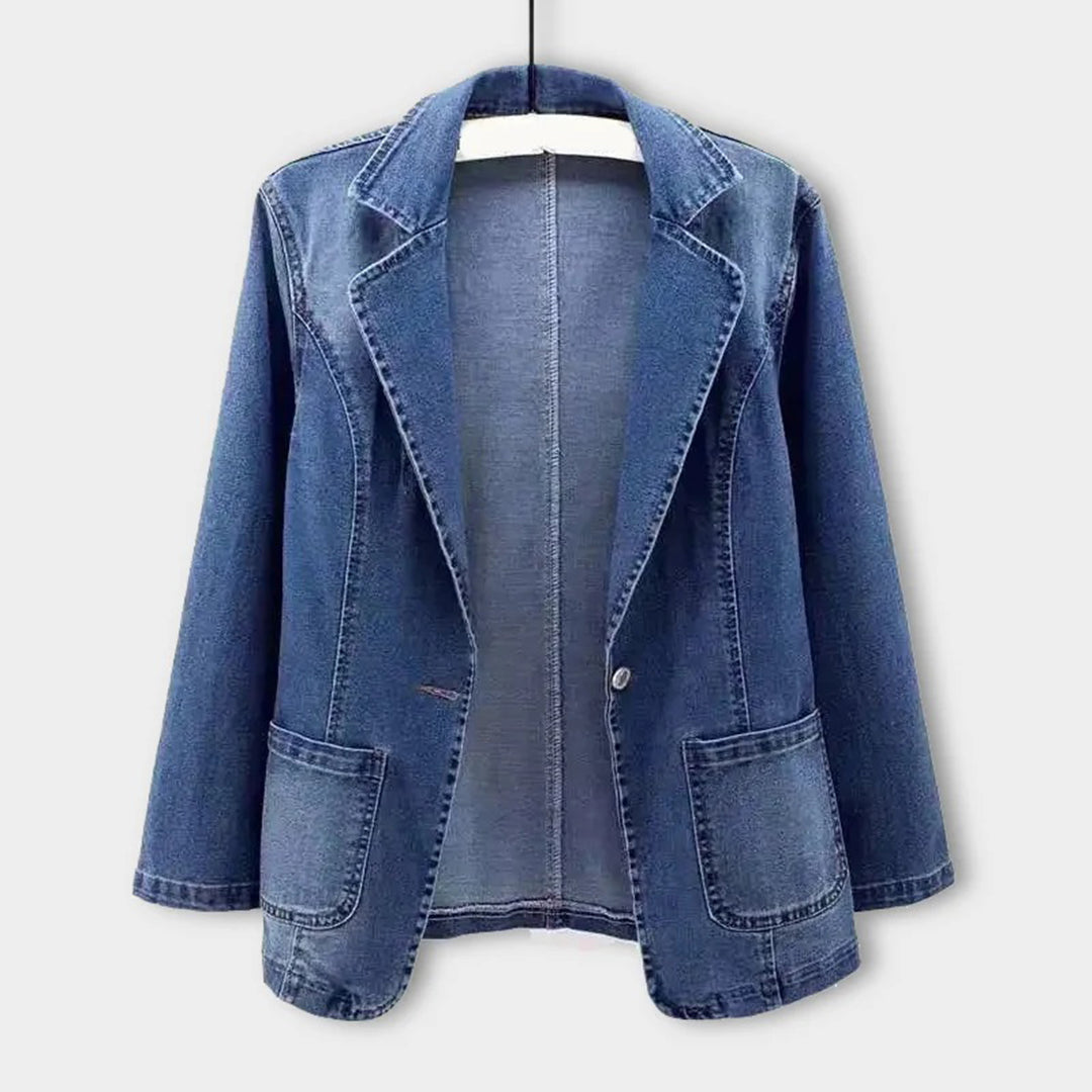 W&W Mode | Fit Denim Blazer Für Damen