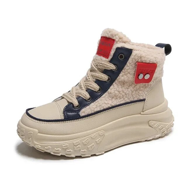 W&W Mode | Schneestiefel Für Frauen Mit Dicker, Warmer Sohle
