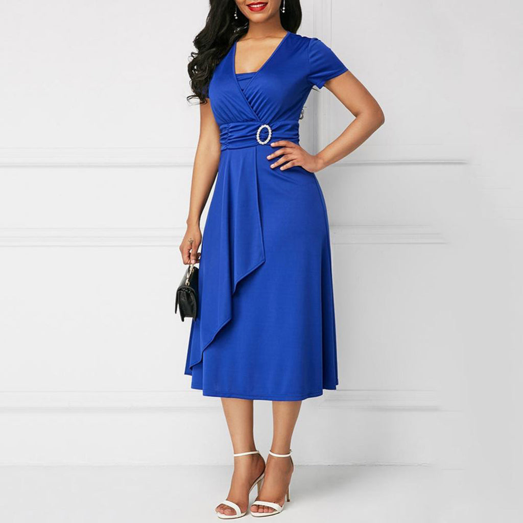WW - Elegantes Gürtelkleid für Damen