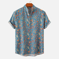 WW - Blumiges Herrenhemd
