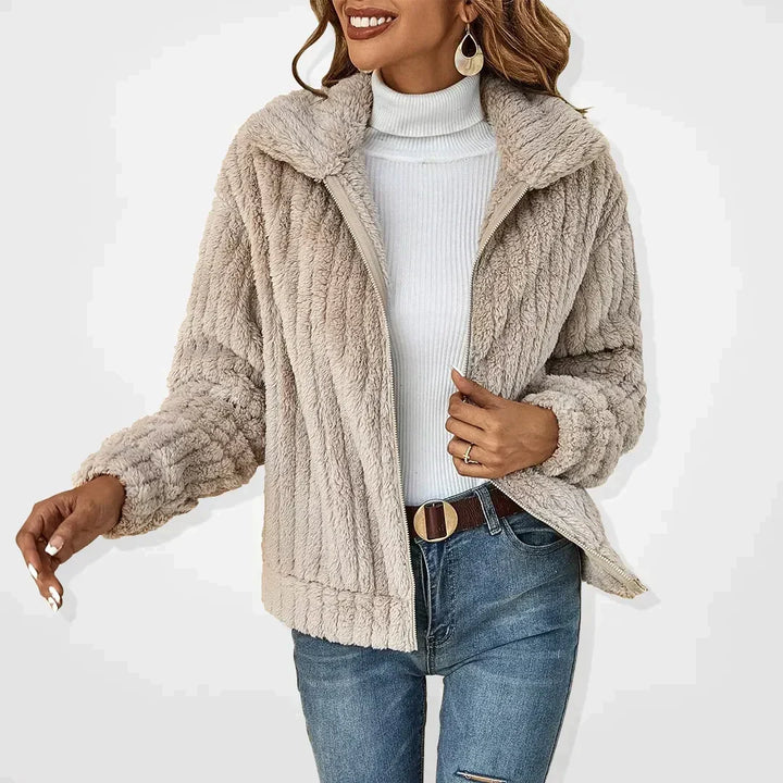 W&W Mode Teddy-Cardigan