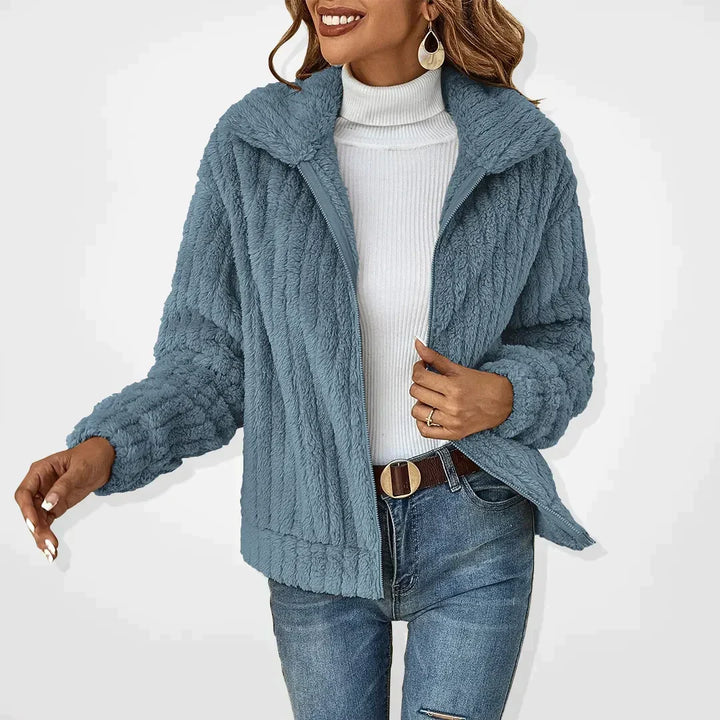W&W Mode Teddy-Cardigan