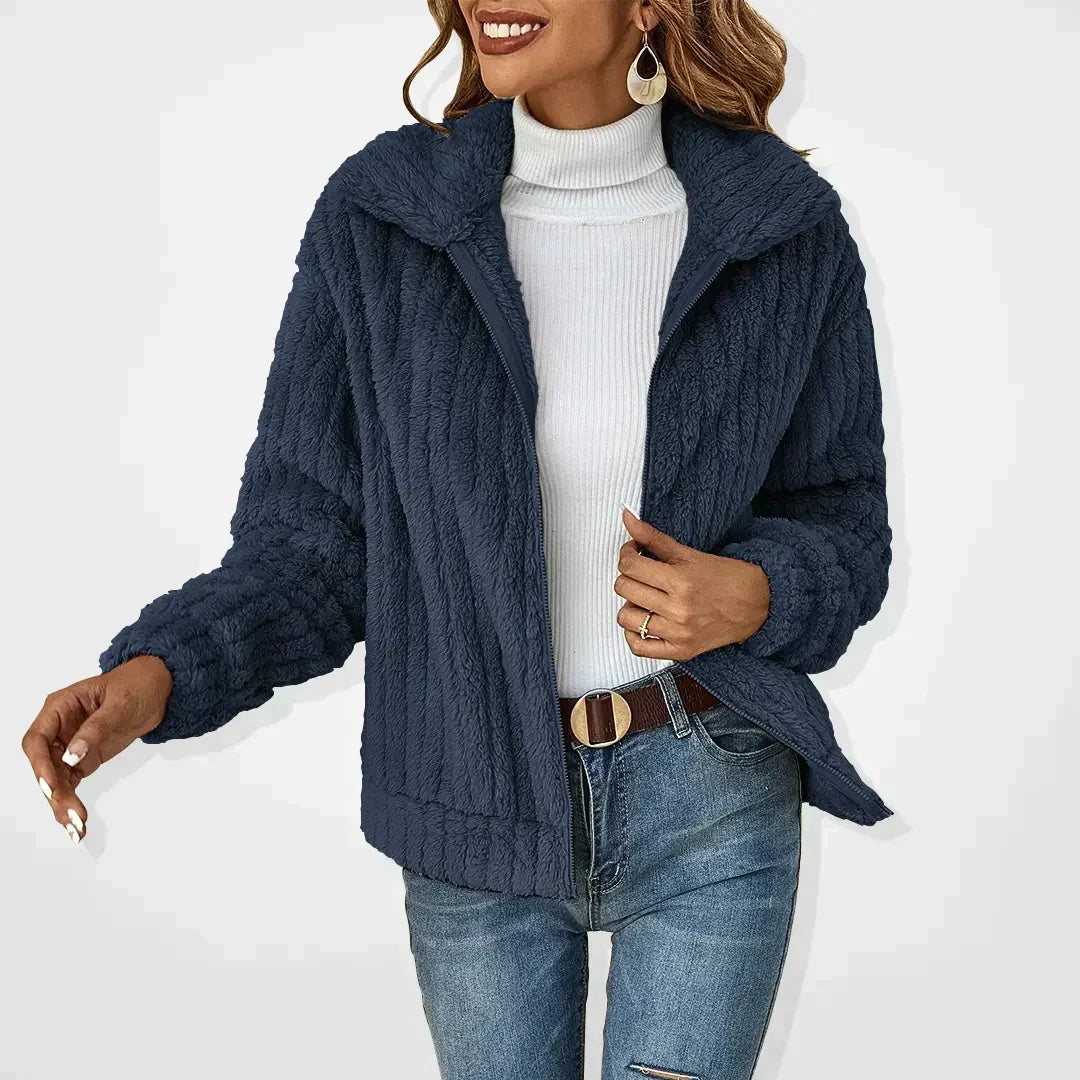 W&W Mode Teddy-Cardigan