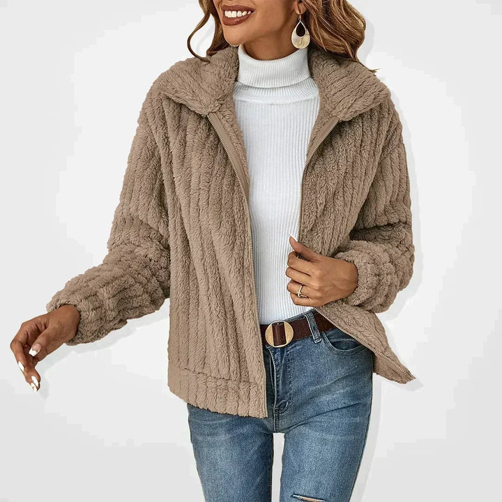 W&W Mode Teddy-Cardigan