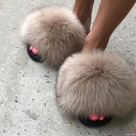 WW | Moda Fay Fluffy Slippers Fröhliche & Bunte Damenschuhe Für Den Sommer