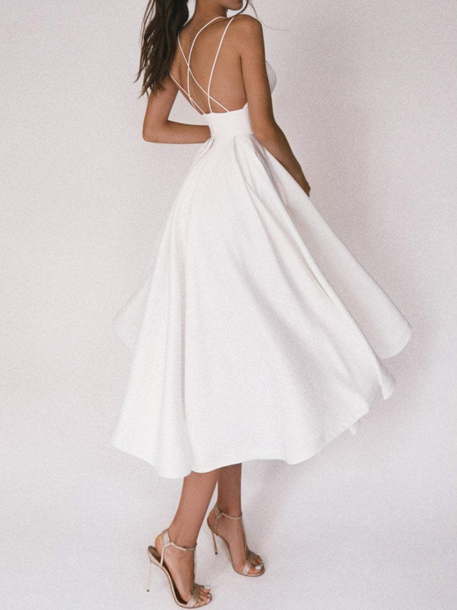 W&W Mode | Dress - Stylish dress with V-neck for a Bohemian look
