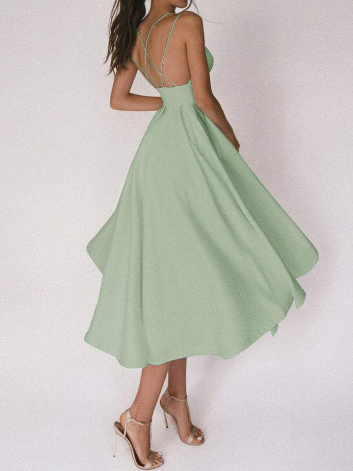 W&W Mode | Dress - Stylish dress with V-neck for a Bohemian look