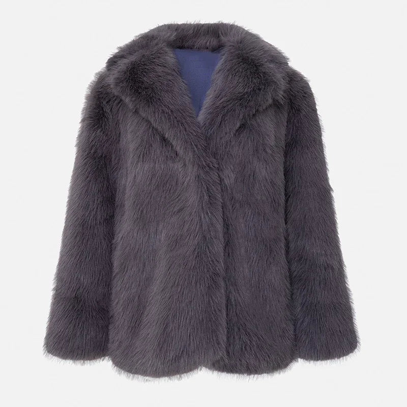 WW | Flauschige Damen Pelzjacken Damen