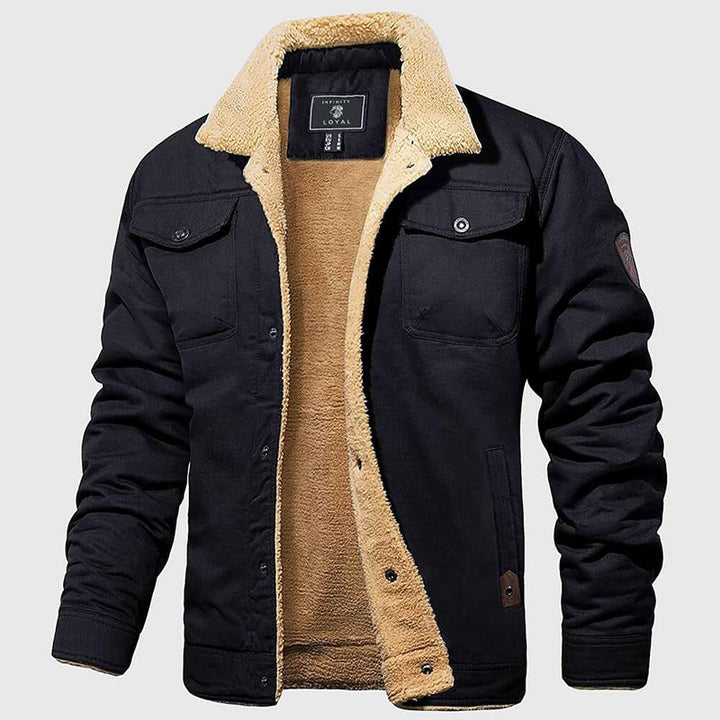 W&W Mode | Herren Lange Ärmel Urban Revers Jack Stilvoll Und Bequem Für Jeden Tag