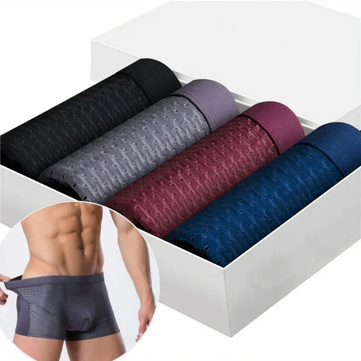 W&W Mode | Bambus Boxershorts Satz in Trendfarben