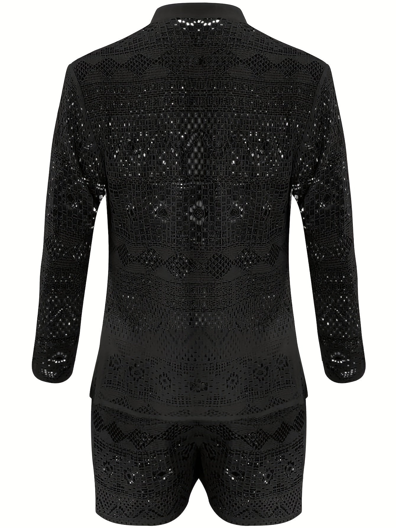 WW | Stilvolle Spitzen Satz Für Herren Perfekt Für Sommer & Strandpartys