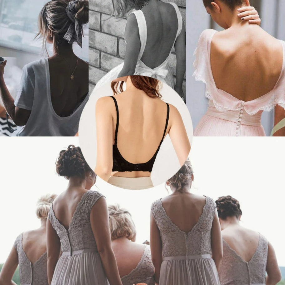 WW | Bralette-BH mit Unterstützung für Kleider mit offenem Rücken