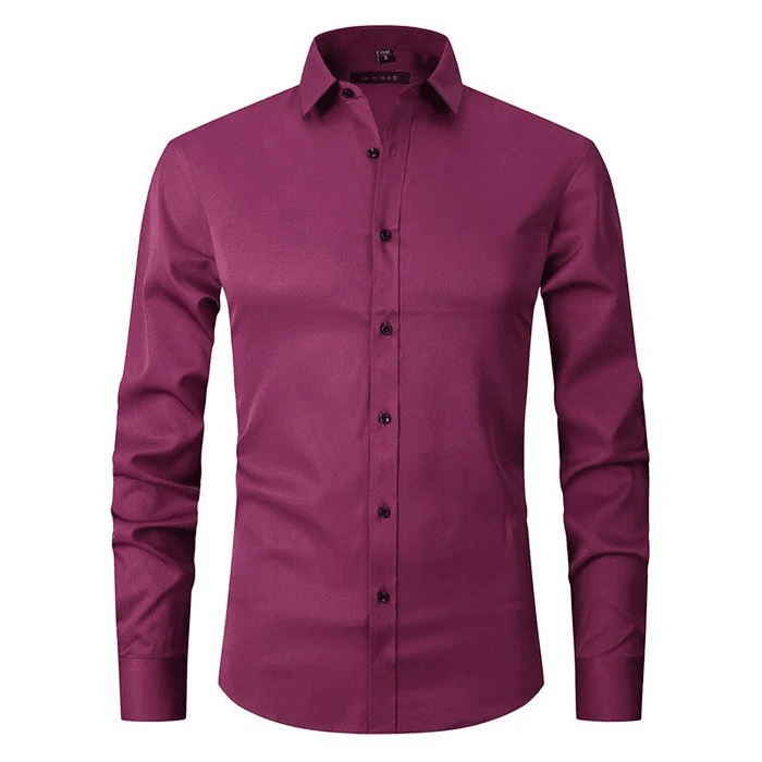 WW - knitterfreien langärmeligen Poloshirt