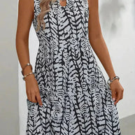 WW | Ärmelloses Sommer-Mini-Kleid Leichter und Atmungsaktiver Stoff