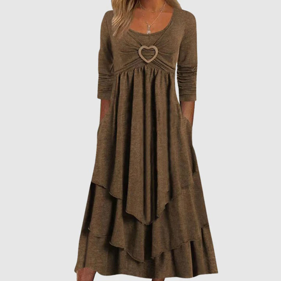 W&W Mode - Lässiges langes Kleid