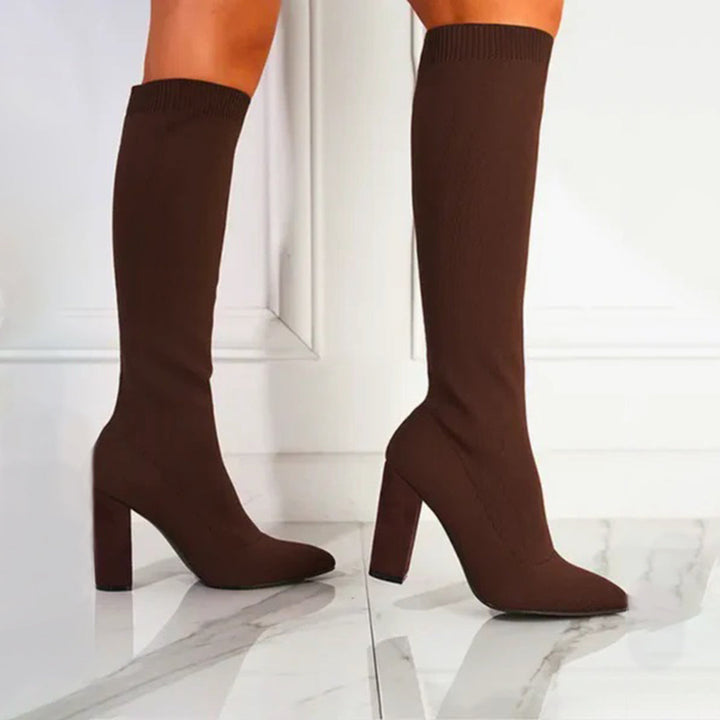 Ciara™ - Kniehohe Sockenstiefel