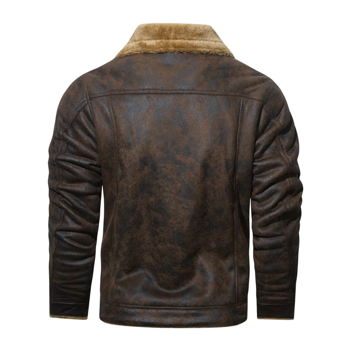 W&W Mode | Leder Pilotenjacke mit Weicher Fütterung Marinus