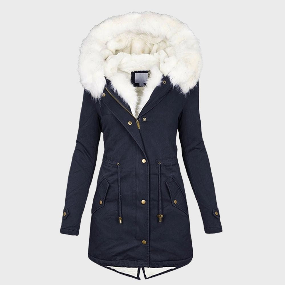 und warme Winterjacke