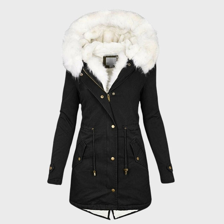 und warme Winterjacke