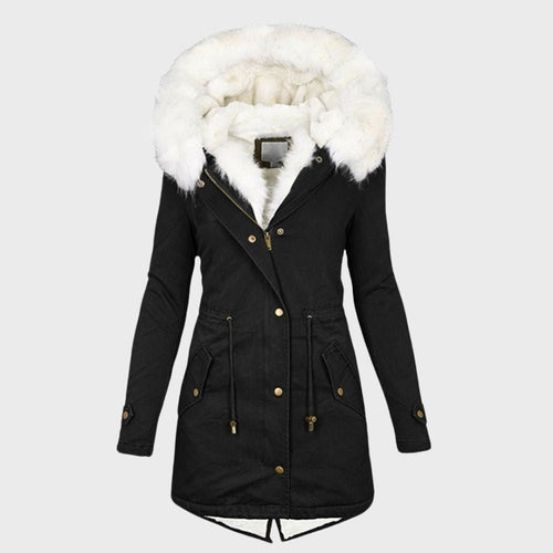 und warme Winterjacke