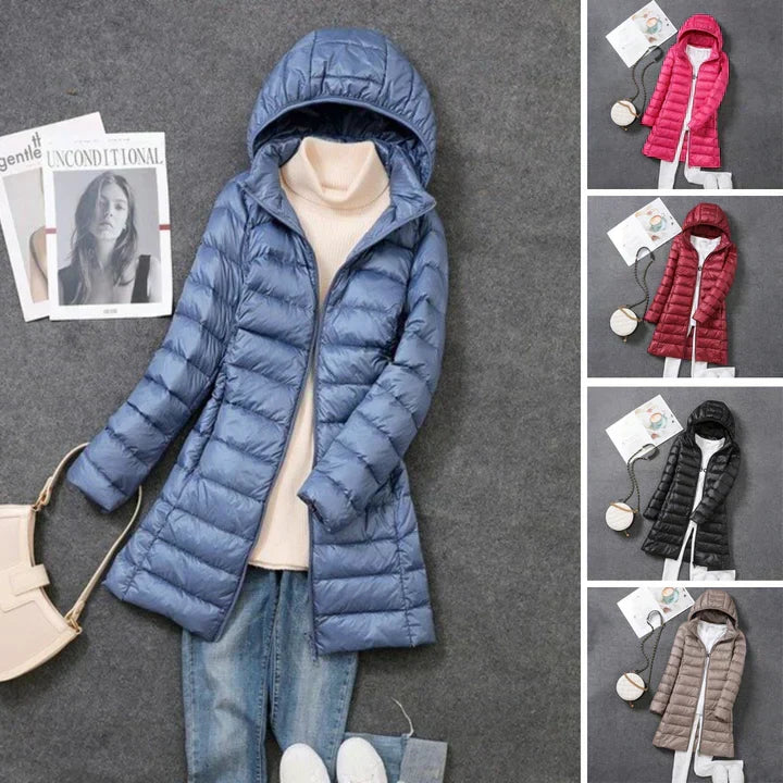 W&W Mode - Winterjacke Mit Abnehmbarer Kapuze