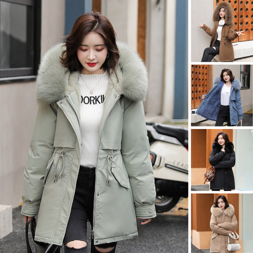 W&W Mode und Chic: Parka-Jacke 'Elena' mit Fellkragen