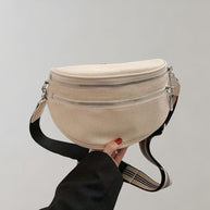 WW | Elegante Multi-Zip Leder Crossbody Tasche für Damen