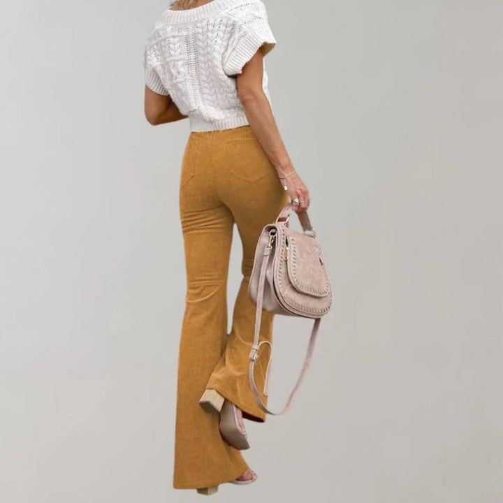 W&W Mode | aus Cord mit hoher Taille Für Frauen