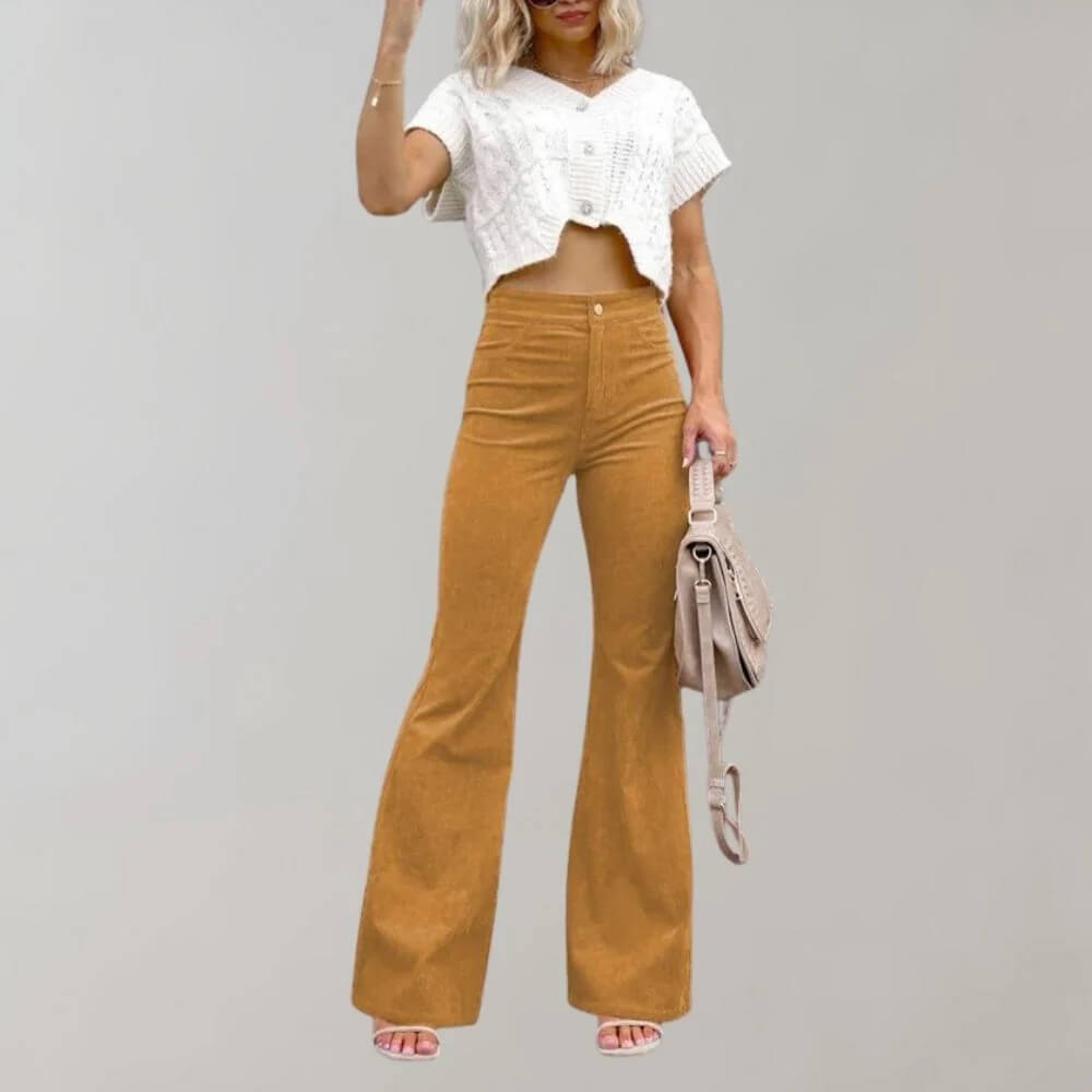 W&W Mode | aus Cord mit hoher Taille Für Frauen
