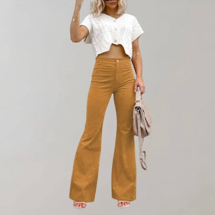 W&W Mode | aus Cord mit hoher Taille Für Frauen